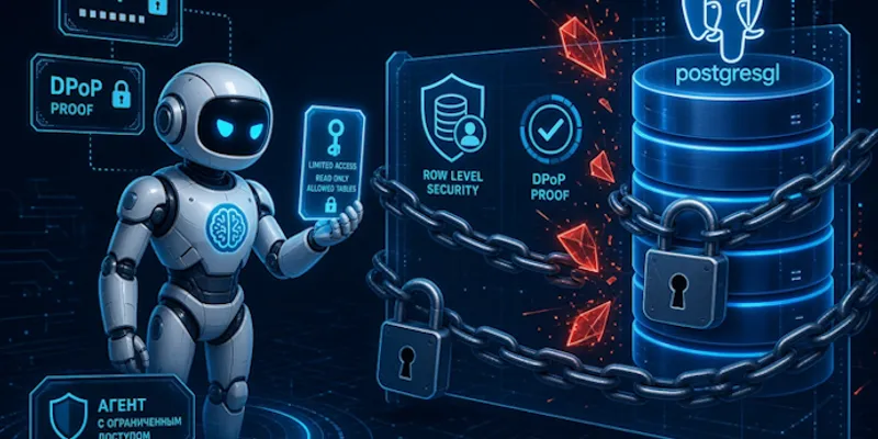 AI-агент с доступом к базе: RLS, Token Exchange, DPoP и CIBA