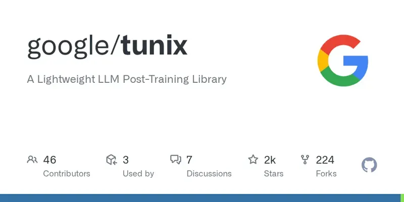Tunix: библиотека для пост-тренировки больших языковых моделей на базе JAX