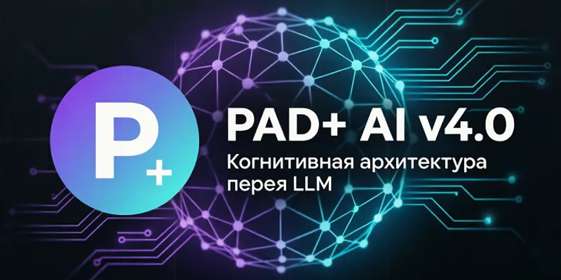PAD+ AI v4.0: когнитивная архитектура для наблюдаемых LLM-систем