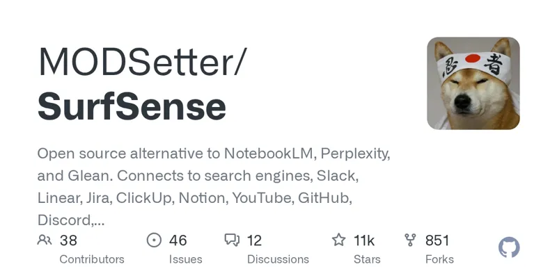 SurfSense: настраиваемый ИИ-агент для исследований с интеграцией личной базы знаний