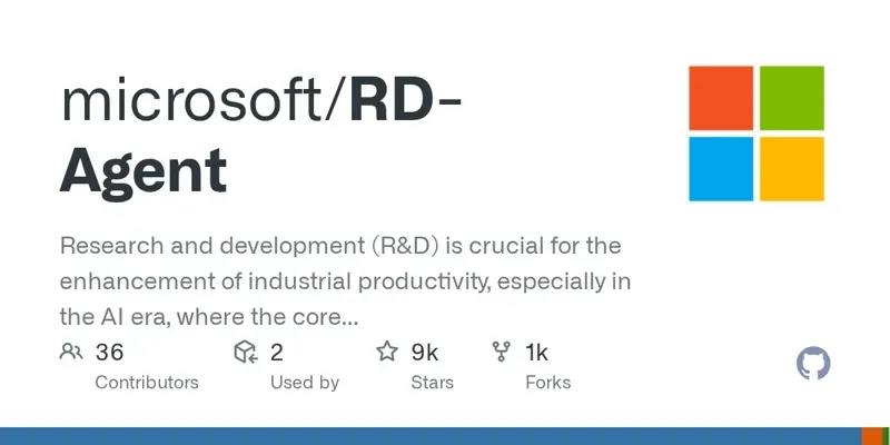 R&D-Agent: автоматизация исследований и разработок с помощью ИИ на базе LLM