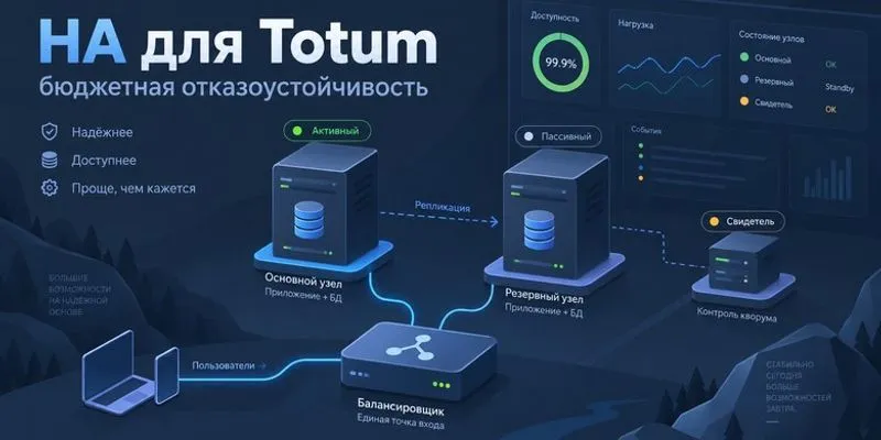 HA-инфраструктура на двух серверах с etcd witness