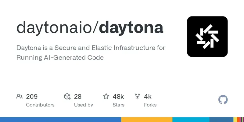 Daytona: безопасная и быстрая инфраструктура для выполнения AI-кода