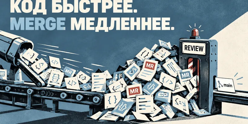 AI-агенты и очередь на ревью: почему изменения дольше идут до main