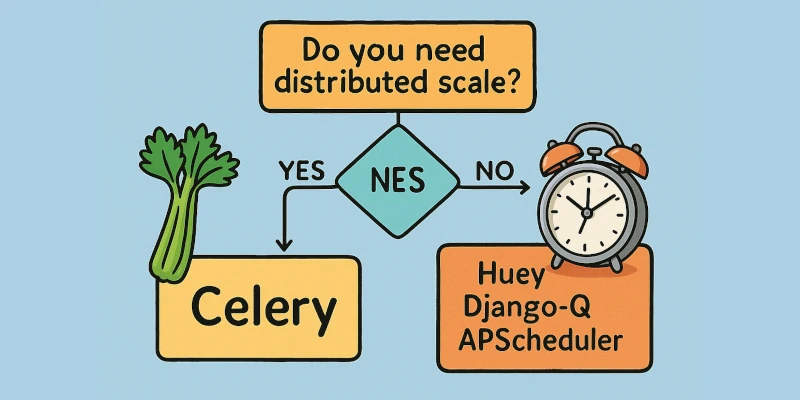 Background jobs: сравнение — Celery, Huey, APScheduler