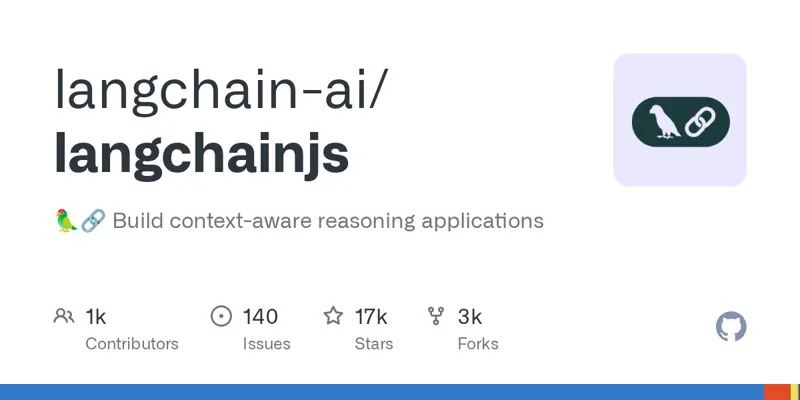 LangChain.js – фреймворк для создания AI-приложений на базе больших языковых моделей