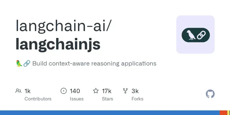 LangChain.js – фреймворк для создания AI-приложений на базе больших языковых моделей