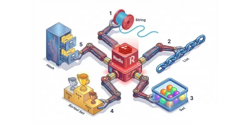 Redis: полное руководство по типам данных, кэшированию и кластеризации