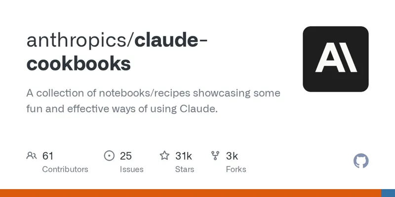 Claude Cookbooks: готовые примеры кода и руководства для разработчиков