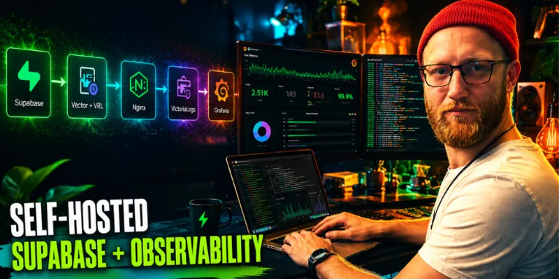 Наблюдаемость self-hosted Supabase: Vector, VictoriaMetrics и Grafana