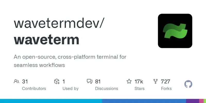 Wave Terminal: графический терминал с встроенным AI и просмотром файлов