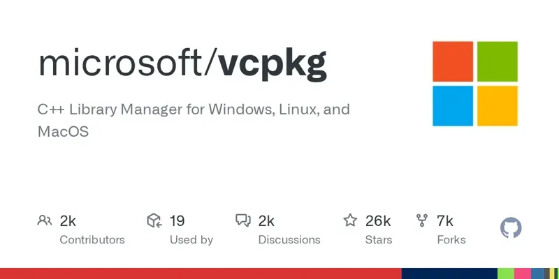 vcpkg — кроссплатформенный менеджер пакетов C/C++ от Microsoft