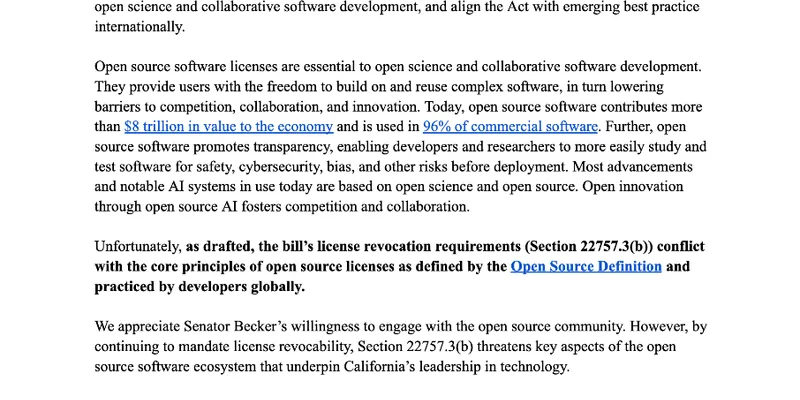California AI Transparency Act и open source: где ломается прозрачность