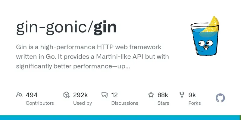 Gin: Высокопроизводительный HTTP веб-фреймворк на Go