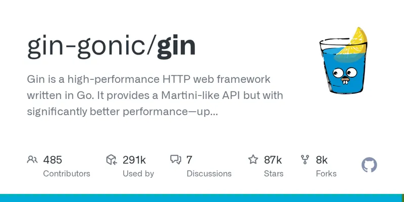 Gin: Высокопроизводительный HTTP веб-фреймворк на Go