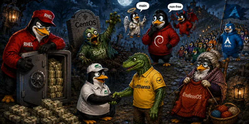 Как выбрать дистрибутив Linux для рабочего места и сервера