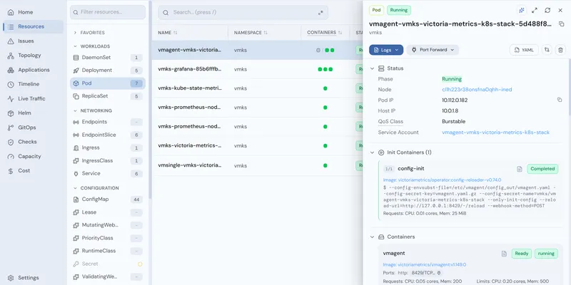 Radar: лёгкий UI для Kubernetes-кластера в домашней лаборатории