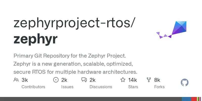 Zephyr: масштабируемая RTOS для устройств с ограниченными ресурсами
