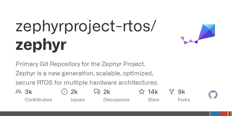 Zephyr: масштабируемая RTOS для устройств с ограниченными ресурсами