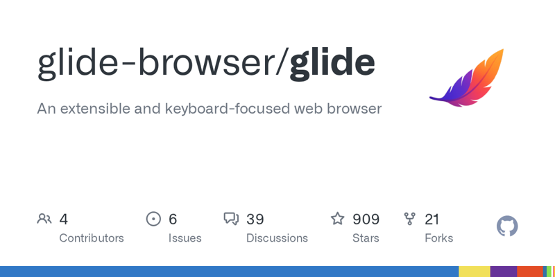 Glide Browser: расширяемый веб-браузер с управлением с клавиатуры на основе Firefox