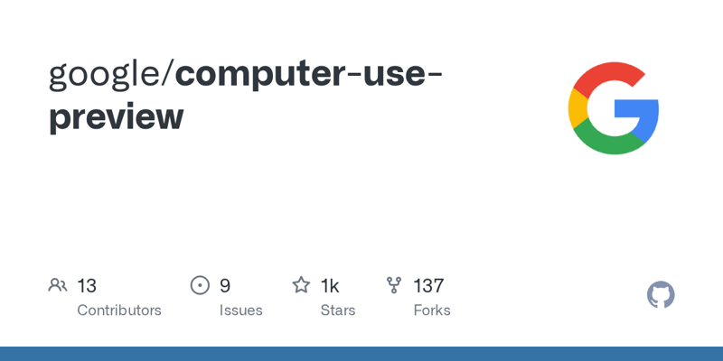 Computer Use Preview: управление браузером через команды на естественном языке